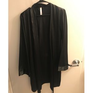 Black Silk Robe